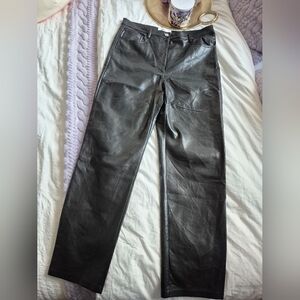 Wilfred Aritzia Vegan Leather Pants